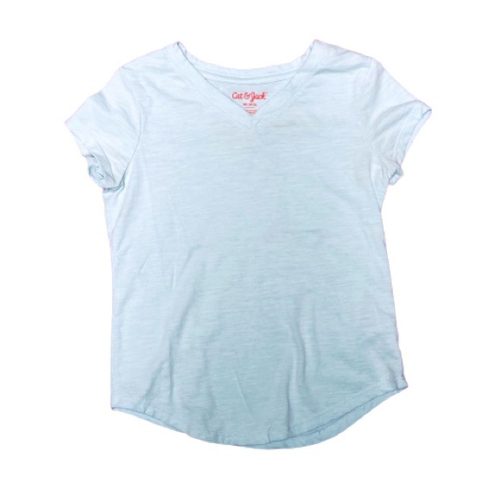 Target Cat & Jack Light Blue Short Sleeve Shirt